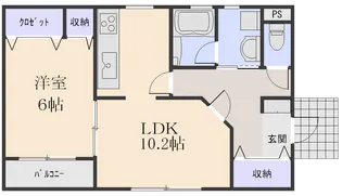 PRECIOUSDEAL(プレシャスディール)【2階】の間取り