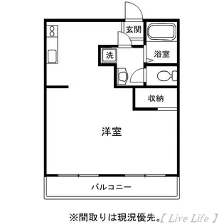 鈴木グリーンハイツ【1階】の間取り