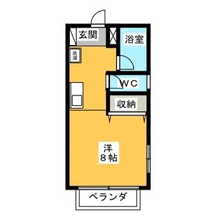 パレスコート青島【1階】の間取り