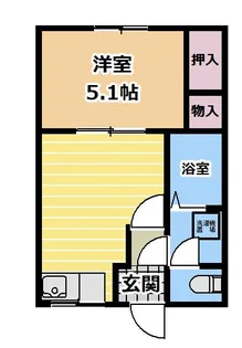 テラスココパームス【1階】の間取り