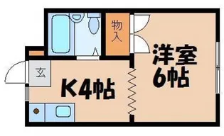 セトハイツ【1階】の間取り