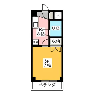 グレイスファル・コーポ【3階】の間取り