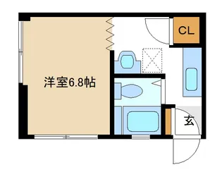 ハイツリベルテ【2階】の間取り