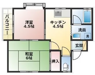 シャトーユ【2階】の間取り