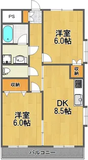 沖倉ビル【2階】の間取り