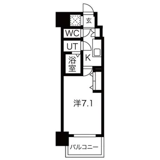 フォーリアライズ大正ソーレ【2階】の間取り