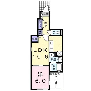 エターナル シーズン【1階】の間取り