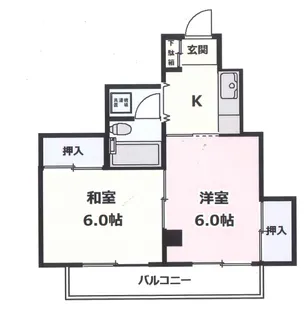グレイス川崎【2階】の間取り