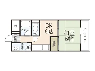 スタープラザ舟入【8階】の間取り