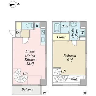 オザリアセンター南の間取り
