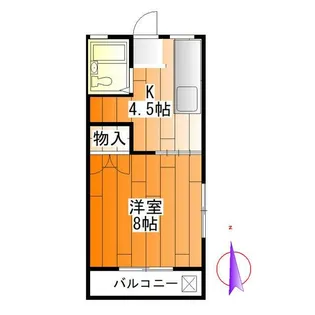 清水ハウス【2階】の間取り