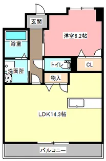 カーサベルデ【5階】の間取り