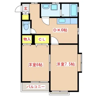 プロスパーM【2階】の間取り