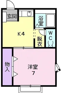 三重県四日市市笹川3【アパート】の間取り