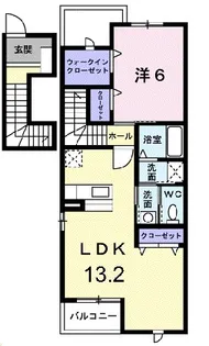 オレンジファーム【2階】の間取り