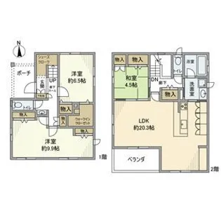 愛知県豊田市小川町4【一戸建】の間取り