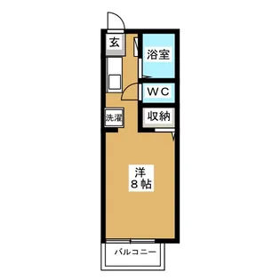 第2大神宮坂上ハイツ【1階】の間取り