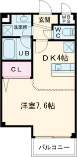 Primo鳳(プリモ)【5階】の間取り
