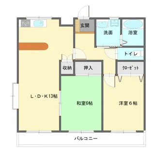 美月マンション【3階】の間取り
