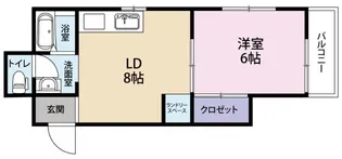 東マンション【1階】の間取り