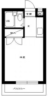 スカイコート立川第3【1階】の間取り