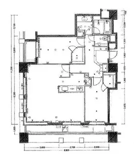 ファミール新宿グランスイートタワー【19階】の間取り