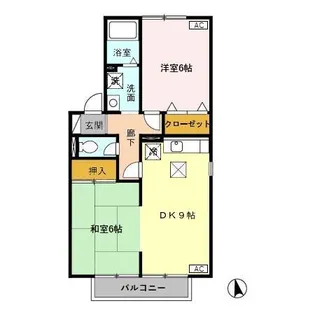 ガーラ A【1階】の間取り