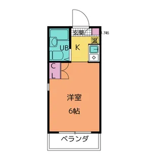 ビビッド原【2階】の間取り