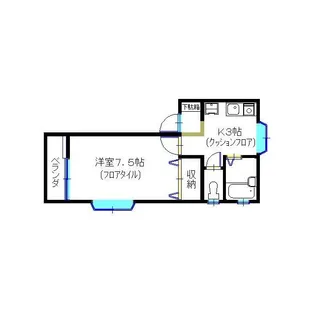 ローゼス湘南【2階】の間取り