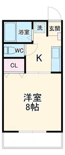 フルール【2階】の間取り