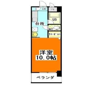 オーランド富田町【1階】の間取り