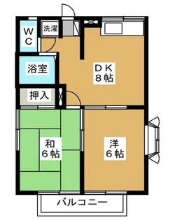 アザレアガーデンC【2階】の間取り