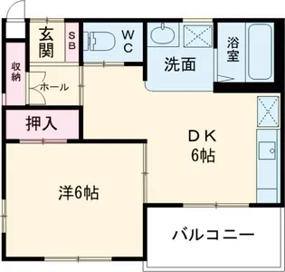 正邦苑 竹ヶ鼻【3階】の間取り