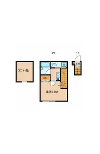 東京都渋谷区笹塚1【アパート】の間取り