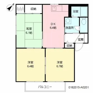 フォーレス藤【2階】の間取り