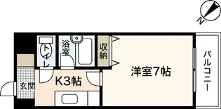 第2キャピタル祇園【3階】の間取り