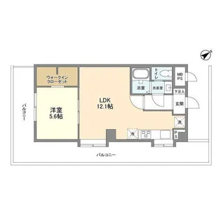 埼玉県新座市野火止5【マンション】の間取り