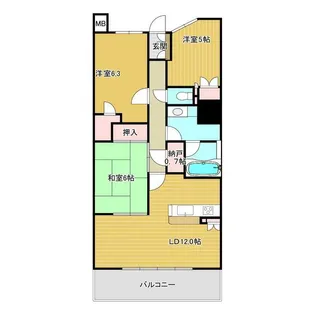 Burillia小田急相模原【2階】の間取り