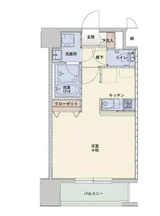 ヴィアーレ八幡3丁目【2階】の間取り