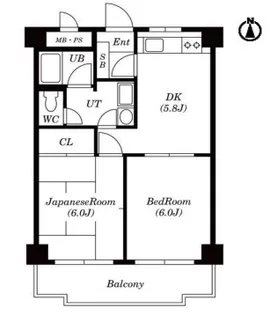 三鷹コート【3階】の間取り