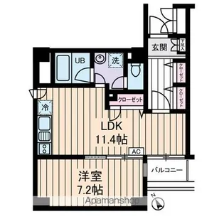 プリマヴェーラ問屋町【6階】の間取り