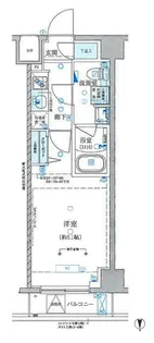 ベルシード池袋本町【7階】の間取り