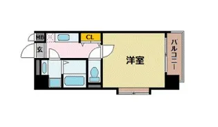 スカイコート博多駅前第2【12階】の間取り