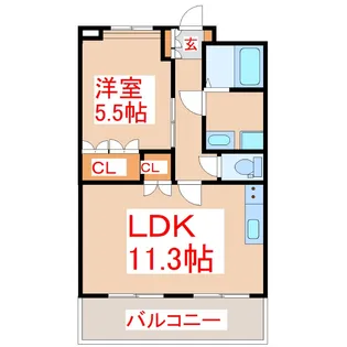 OVAL【2階】の間取り