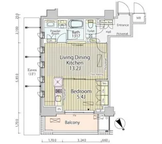 東京都渋谷区神宮前4【マンション】の間取り