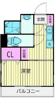 杉田ハイツ・西大井【3階】の間取り