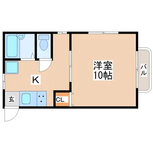 コーポラスジョイ【3階】の間取り