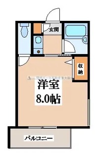 ベルジュネス【2階】の間取り