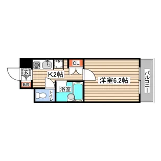 グランツ海老【3階】の間取り