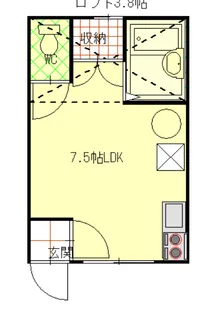 愛どーるI【2階】の間取り